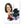 Cargar imagen en el visor de la galería, Karikatur vom Foto - Pianisten im rotem Kleid (cdi370) - Lustige individuelle Karikatur vom eigenen Foto
