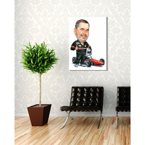 Karikatur vom Foto - Renner (cju330) - Lustige individuelle Karikatur vom eigenen Foto