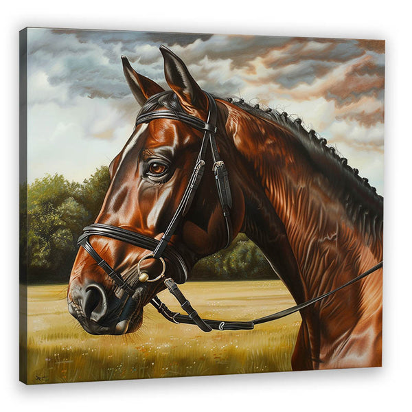 Hacer pintar caballos - pintura al óleo