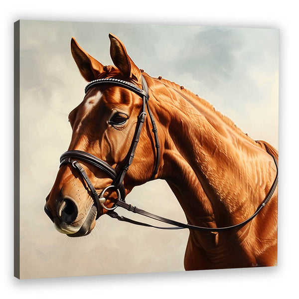 Hacer pintar caballos - pintura al óleo