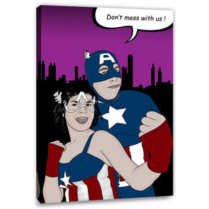 Pop-Art vom Foto - 1-Comic Style 15 (com-1-15) - Künstlerisches Pop-Art Bild vom eigenen Foto