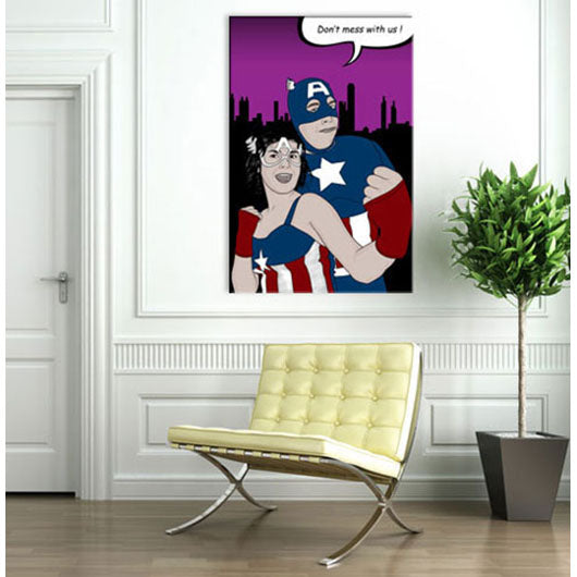 Pop-Art vom Foto - 1-Comic Style 15 (com-1-15) - Künstlerisches Pop-Art Bild vom eigenen Foto