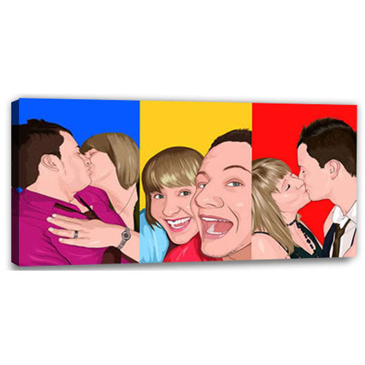 Pop-Art vom Foto - 3-Comic Style 05 (com-3-05) - Künstlerisches Pop-Art Bild vom eigenen Foto