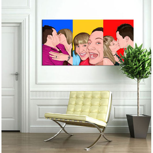 Pop-Art vom Foto - 3-Comic Style 05 (com-3-05) - Künstlerisches Pop-Art Bild vom eigenen Foto