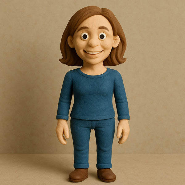 Pop-Art vom Foto - Knet Figur Bild (d004) - Künstlerisches Pop-Art Bild vom eigenen Foto