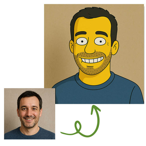 Pop-Art vom Foto - Gelber Comic (d007) - Künstlerisches Pop-Art Bild vom eigenen Foto