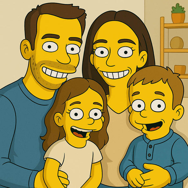 Pop-Art vom Foto - Gelber Comic (d007) - Künstlerisches Pop-Art Bild vom eigenen Foto