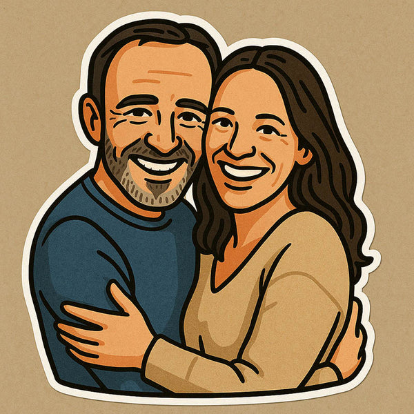 Pop-Art vom Foto - Sticker Design (d009) - Künstlerisches Pop-Art Bild vom eigenen Foto