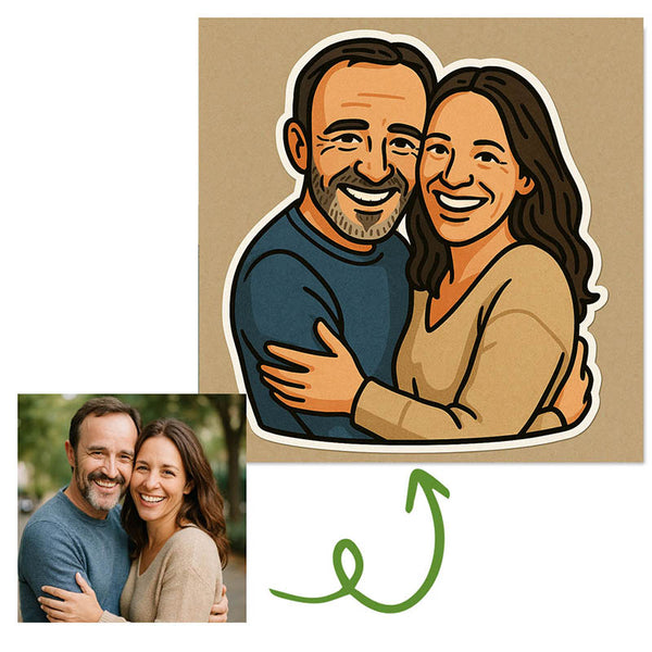 Pop-Art vom Foto - Sticker Design (d009) - Künstlerisches Pop-Art Bild vom eigenen Foto