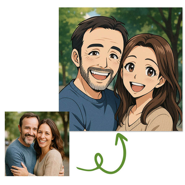 Pop-Art vom Foto - Manga (d011) - Künstlerisches Pop-Art Bild vom eigenen Foto