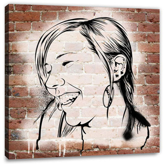 Pop-Art vom Foto - Graffiti 1 (gra101) - Künstlerisches Pop-Art Bild vom eigenen Foto