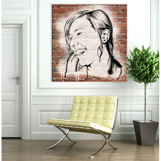 Pop-Art vom Foto - Graffiti 1 (gra101) - Künstlerisches Pop-Art Bild vom eigenen Foto