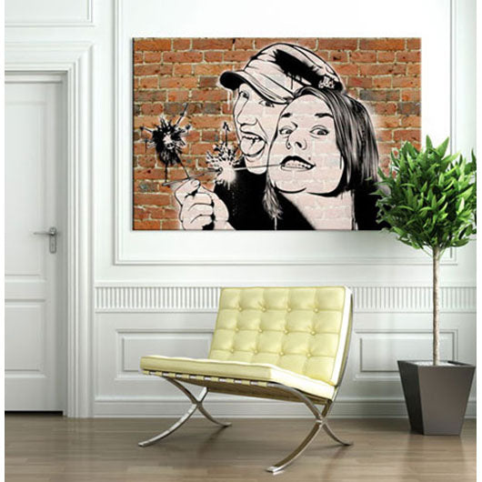 Pop-Art vom Foto - Graffiti 2 (gra102) - Künstlerisches Pop-Art Bild vom eigenen Foto