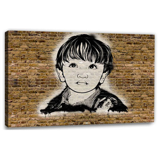 Pop-Art vom Foto - Graffiti 4 (gra104) - Künstlerisches Pop-Art Bild vom eigenen Foto