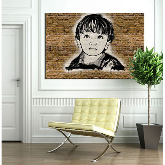 Pop-Art vom Foto - Graffiti 4 (gra104) - Künstlerisches Pop-Art Bild vom eigenen Foto