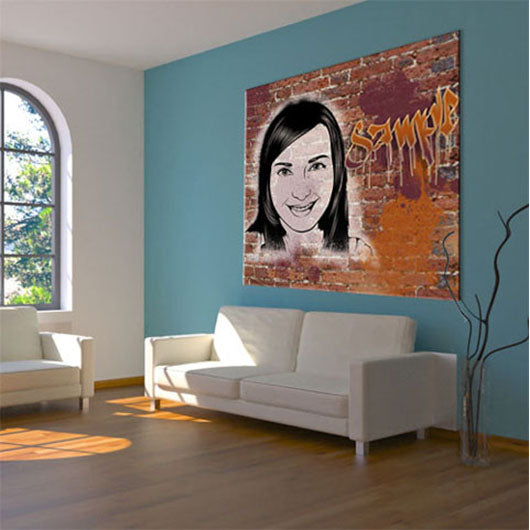 Pop-Art vom Foto - Graffiti 12 (gra112) - Künstlerisches Pop-Art Bild vom eigenen Foto