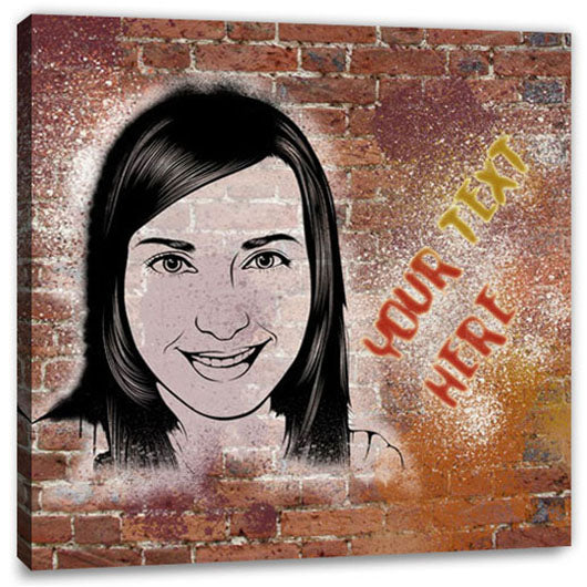 Pop-Art vom Foto - Graffiti 14 (gra114) - Künstlerisches Pop-Art Bild vom eigenen Foto