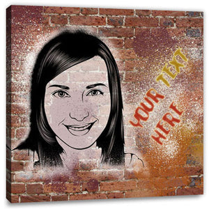 Pop-Art vom Foto - Graffiti 14 (gra114) - Künstlerisches Pop-Art Bild vom eigenen Foto