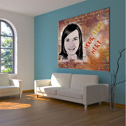 Pop-Art vom Foto - Graffiti 14 (gra114) - Künstlerisches Pop-Art Bild vom eigenen Foto