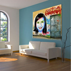 Pop-Art vom Foto - Graffiti 16 (gra116) - Künstlerisches Pop-Art Bild vom eigenen Foto