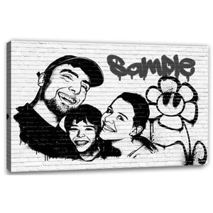 Pop-Art vom Foto - Graffiti 20 (gra120) - Künstlerisches Pop-Art Bild vom eigenen Foto