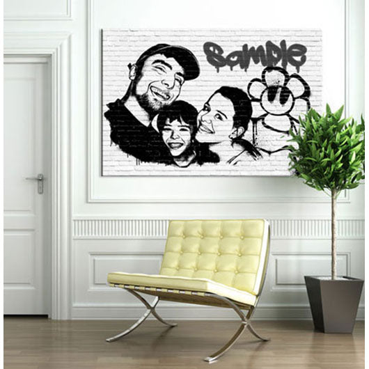 Pop-Art vom Foto - Graffiti 20 (gra120) - Künstlerisches Pop-Art Bild vom eigenen Foto