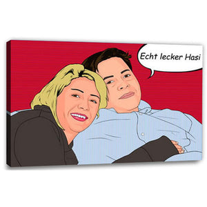 Pop-Art vom Foto - 1-Lichtenstein 01 (li-1-01) - Künstlerisches Pop-Art Bild vom eigenen Foto