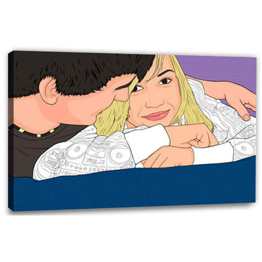 Pop-Art vom Foto - 1-Lichtenstein 02 (li-1-02) - Künstlerisches Pop-Art Bild vom eigenen Foto