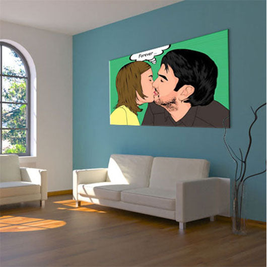 Pop-Art vom Foto - 1-Lichtenstein 06 (li-1-06) - Künstlerisches Pop-Art Bild vom eigenen Foto