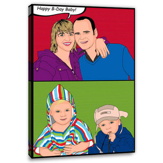 Pop-Art vom Foto - 2-Lichtenstein 04 (li-2-04) - Künstlerisches Pop-Art Bild vom eigenen Foto