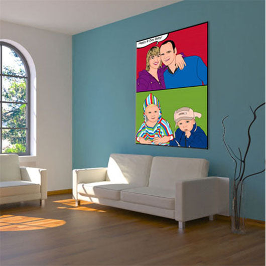 Pop-Art vom Foto - 2-Lichtenstein 04 (li-2-04) - Künstlerisches Pop-Art Bild vom eigenen Foto