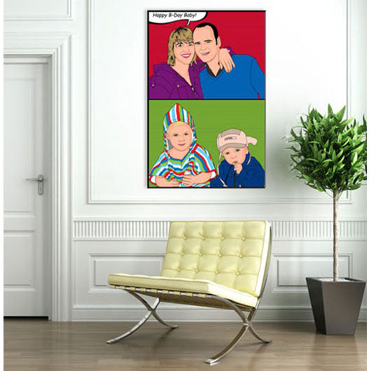 Pop-Art vom Foto - 2-Lichtenstein 04 (li-2-04) - Künstlerisches Pop-Art Bild vom eigenen Foto