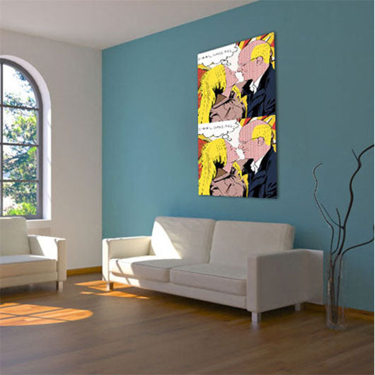 Pop-Art vom Foto - 2-Lichtenstein 06 (li-2-06) - Künstlerisches Pop-Art Bild vom eigenen Foto