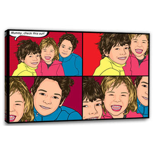 Pop-Art vom Foto - 4-Lichtenstein 12 (li-4-12) - Künstlerisches Pop-Art Bild vom eigenen Foto