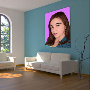 Pop-Art vom Foto - 1-Warhol Classic (wcl-1-04) - Künstlerisches Pop-Art Bild vom eigenen Foto