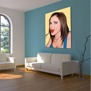Pop-Art vom Foto - 1-Warhol Classic (wcl-1-05) - Künstlerisches Pop-Art Bild vom eigenen Foto