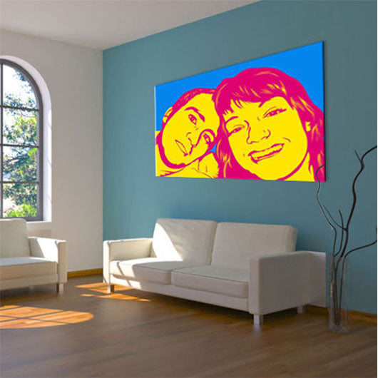 Pop-Art vom Foto - 1-Warhol pure 03 (wpu-1-03) - Künstlerisches Pop-Art Bild vom eigenen Foto