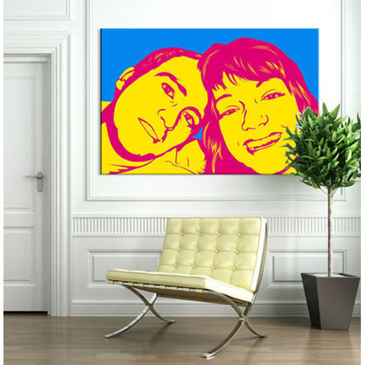 Pop-Art vom Foto - 1-Warhol pure 03 (wpu-1-03) - Künstlerisches Pop-Art Bild vom eigenen Foto
