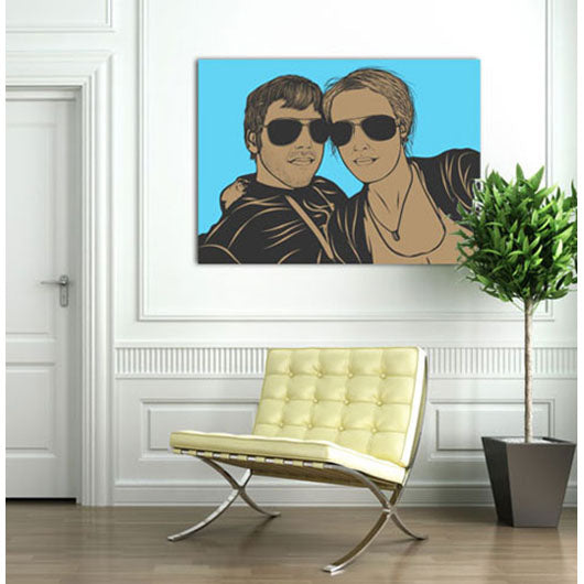 Pop-Art vom Foto - 1-Warhol pure 20 (wpu-1-20) - Künstlerisches Pop-Art Bild vom eigenen Foto