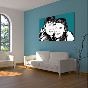Pop-Art vom Foto - 1-Warhol pure 26 (wpu-1-26) - Künstlerisches Pop-Art Bild vom eigenen Foto