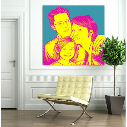 Pop-Art vom Foto - 1-Warhol pure 31 (wpu-1-31) - Künstlerisches Pop-Art Bild vom eigenen Foto