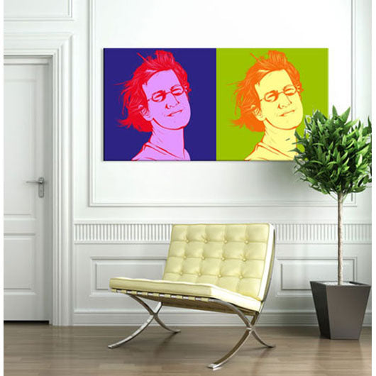 Pop-Art vom Foto - 2-Warhol pure 09 (wpu-2-09) - Künstlerisches Pop-Art Bild vom eigenen Foto