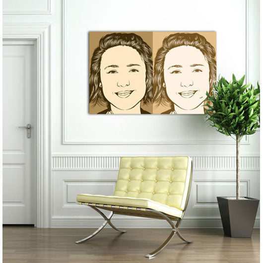 Pop-Art vom Foto - 2-Warhol pure 19 (wpu-2-19) - Künstlerisches Pop-Art Bild vom eigenen Foto