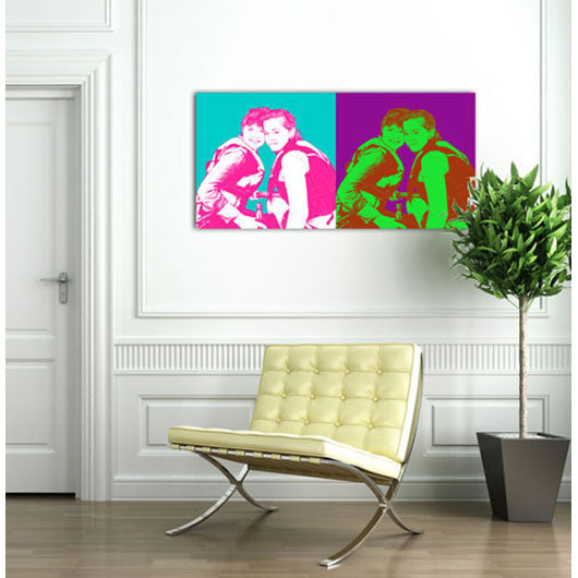 Pop-Art vom Foto - 2-Warhol pure 21 (wpu-2-21) - Künstlerisches Pop-Art Bild vom eigenen Foto