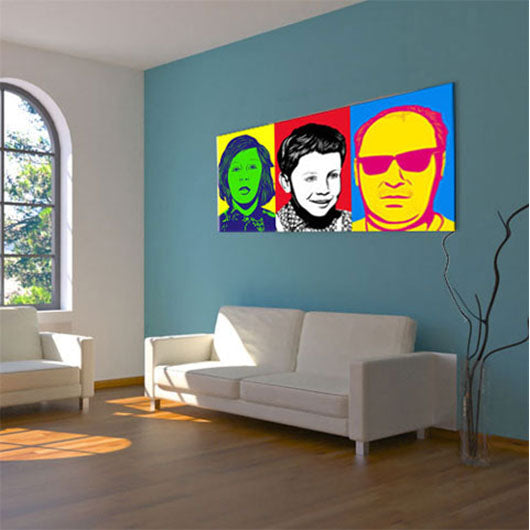 Pop-Art vom Foto - 3-Warhol pure 05 (wpu-3-05) - Künstlerisches Pop-Art Bild vom eigenen Foto