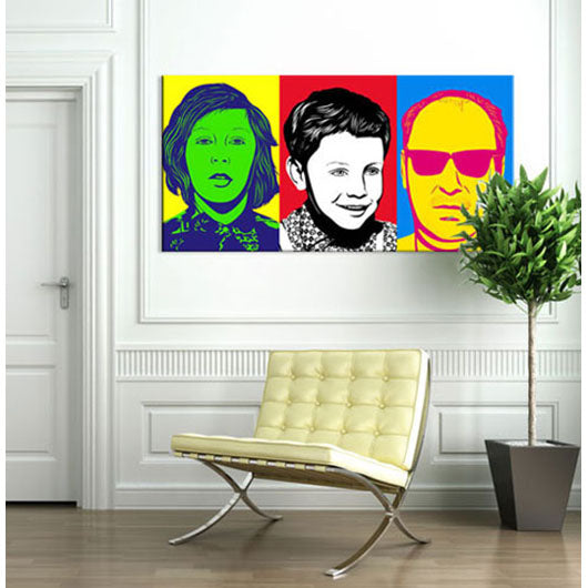 Pop-Art vom Foto - 3-Warhol pure 05 (wpu-3-05) - Künstlerisches Pop-Art Bild vom eigenen Foto