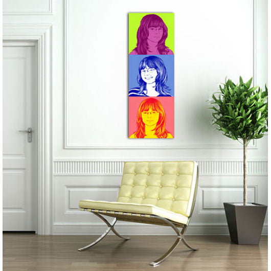 Pop-Art vom Foto - 3-Warhol pure 10 (wpu-3-10) - Künstlerisches Pop-Art Bild vom eigenen Foto