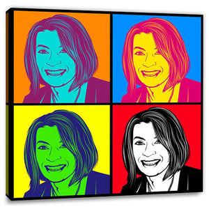 Pop-Art vom Foto - 4-Warhol pure 01 V5 (wpu-4-01v5) - Künstlerisches Pop-Art Bild vom eigenen Foto