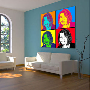 Pop-Art vom Foto - 4-Warhol pure 01 V8 (wpu-4-01v8) - Künstlerisches Pop-Art Bild vom eigenen Foto