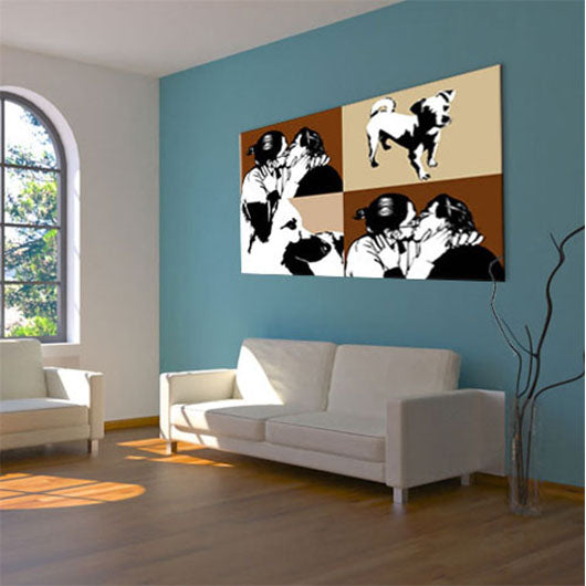 Pop-Art vom Foto - 4-Warhol pure 09 (wpu-4-09) - Künstlerisches Pop-Art Bild vom eigenen Foto